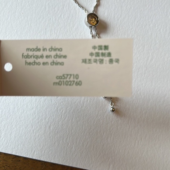 Kate spade adjustable bracelet - silver clear stones FULL CIRCLE - Picture 5 of 6